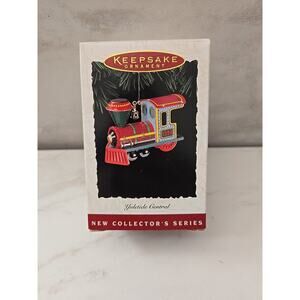 1994 Hallmark Keepsake Ornament - Yuletide Central Locomotive - NEW